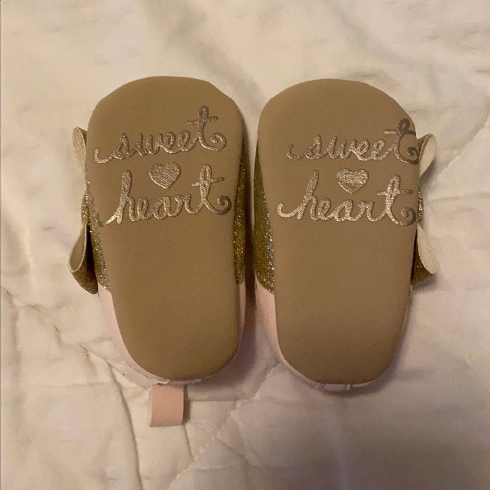 Newborn bow shoes - Picture 3 of 7